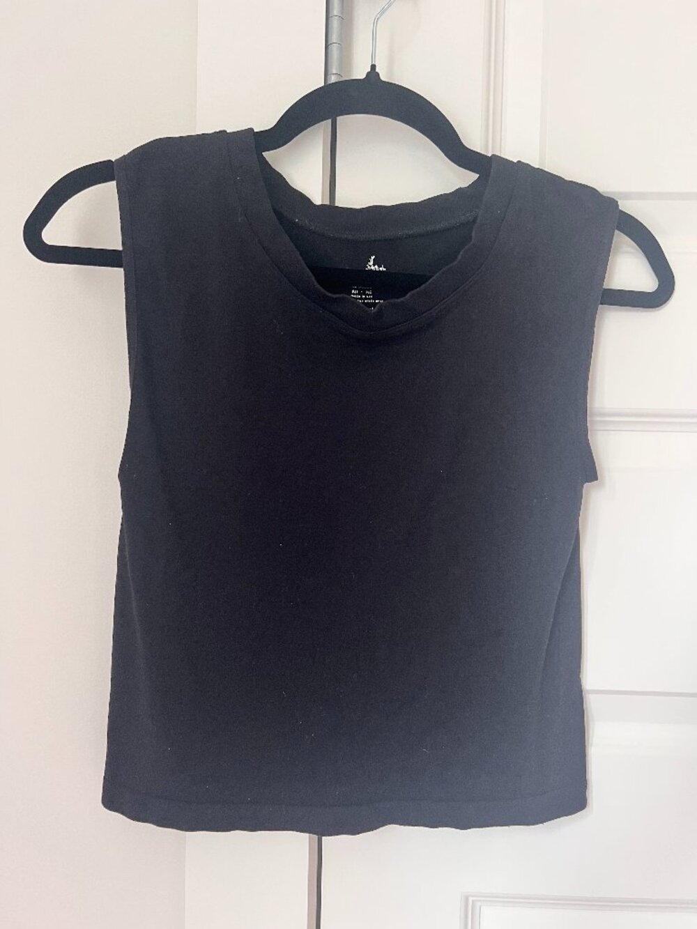 Free People Intimately Ribbed Seamless Tank Black M/L